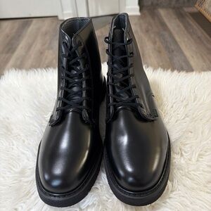 Bates Black Leather Men's Boots Size 13